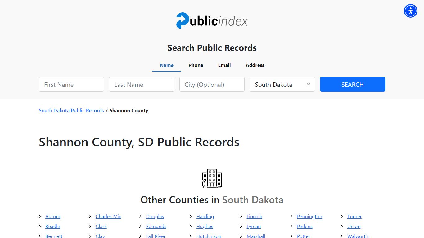 Shannon County, SD Public Court, Arrest and Inmate Records - ThePublicIndex